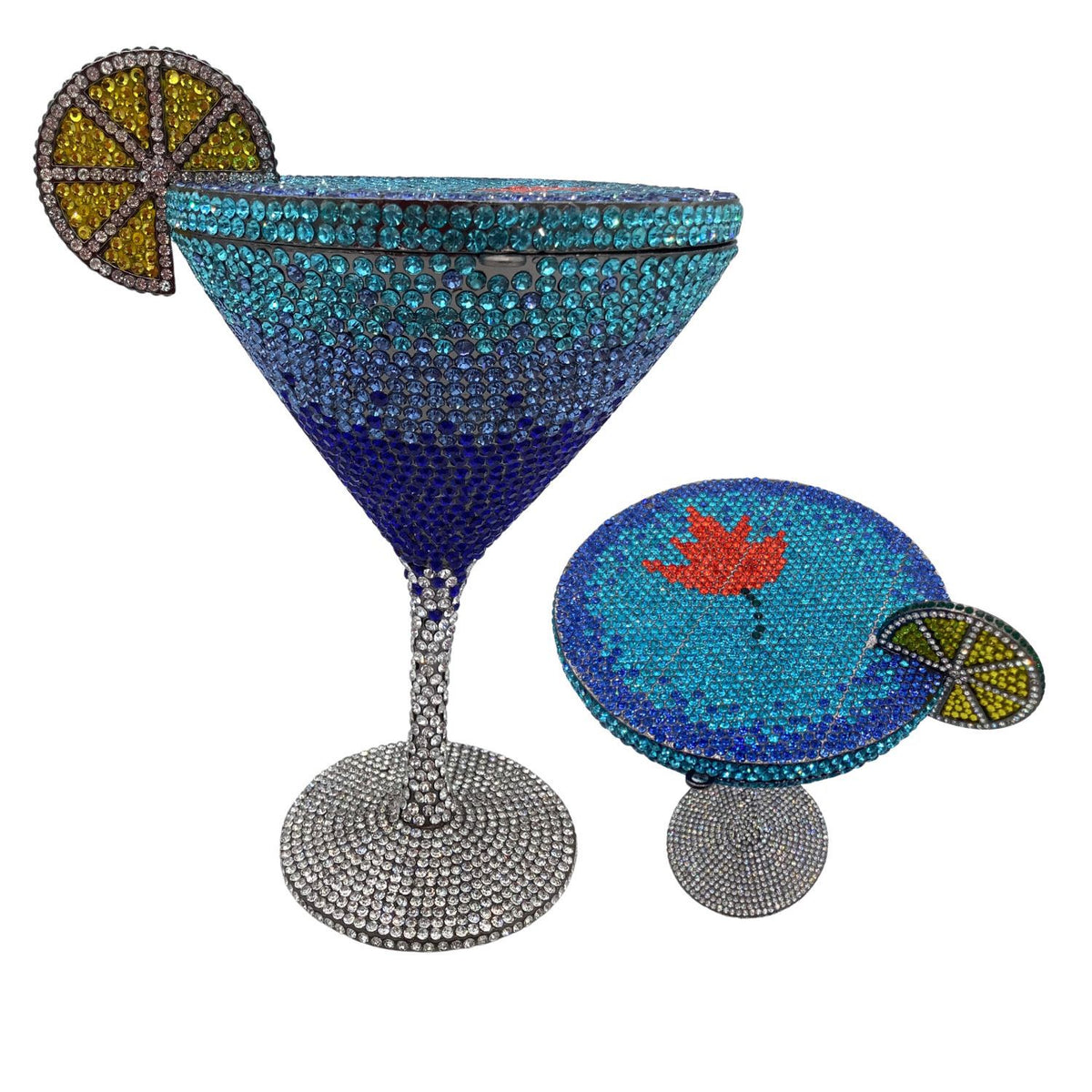 Diamond Studded Cocktail Cup Clutch