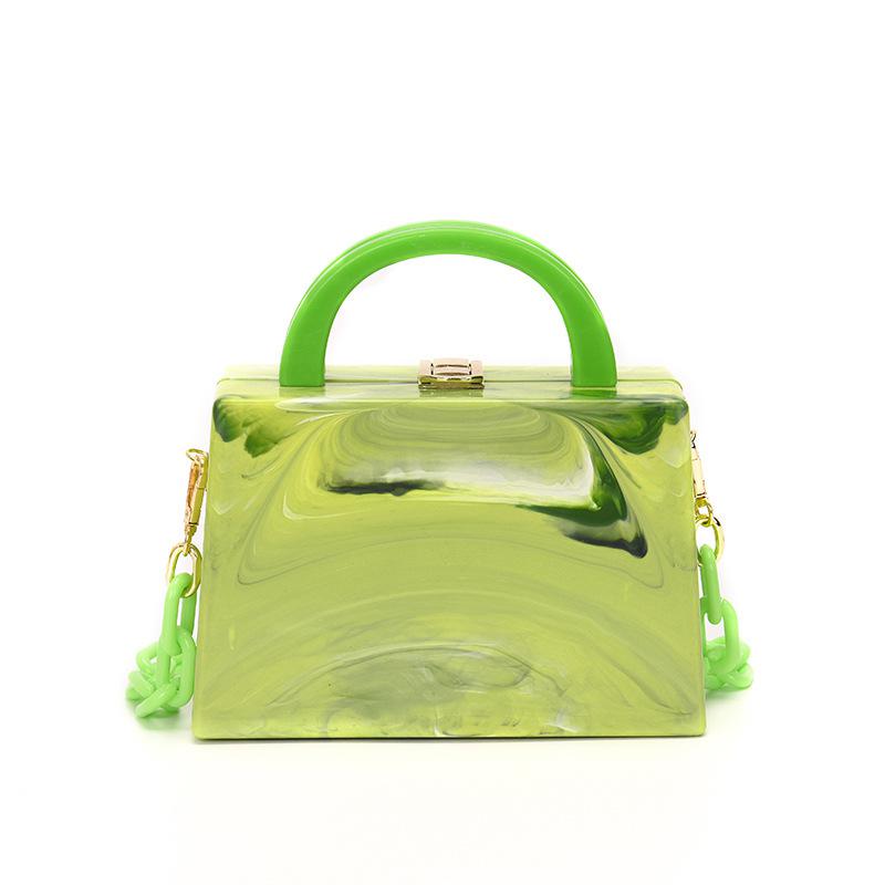 Acrylic Chain Evening Clutch