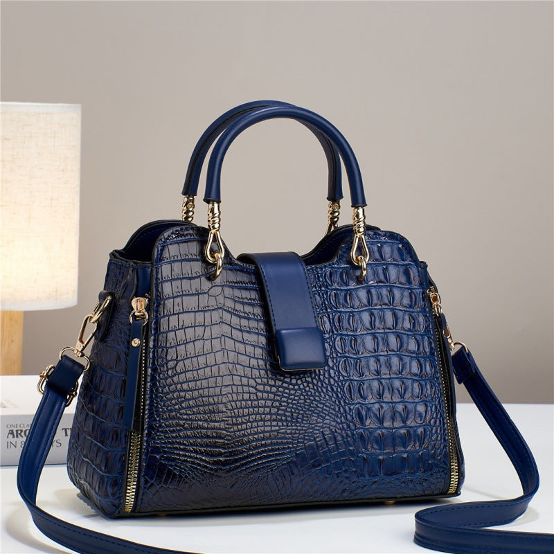 Croc Pattern Large Capacity Tote