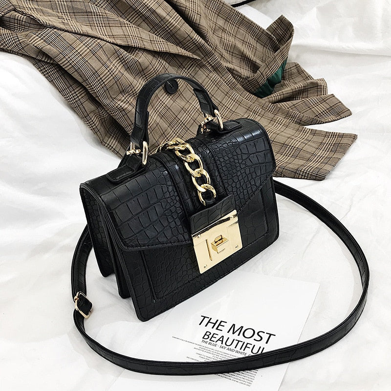 Alligator Chain Envelope Bag