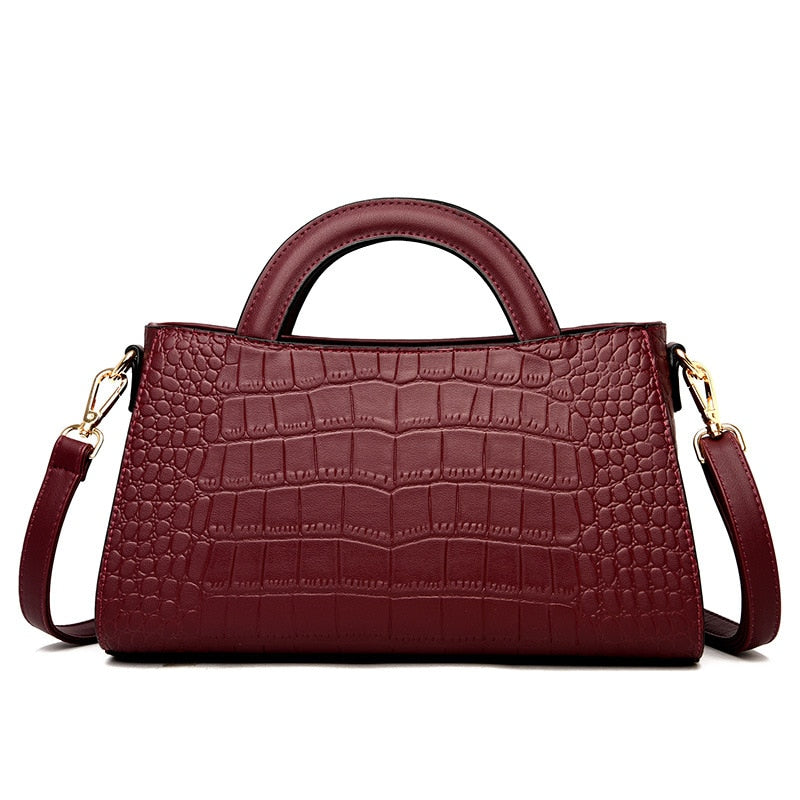 Embossed Luxury Shoulder Bag