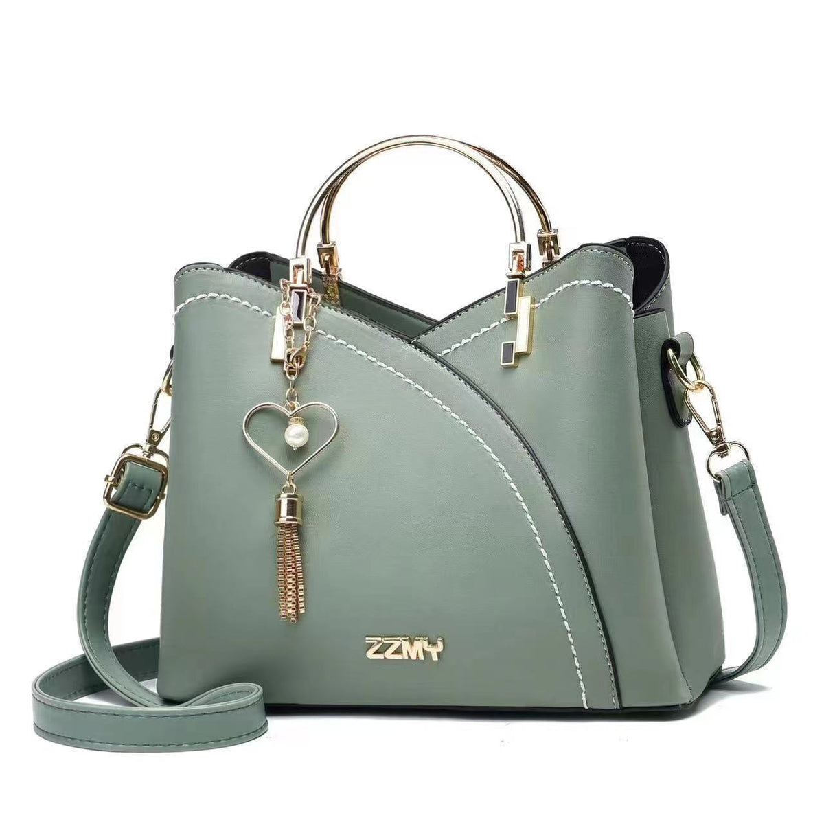 Color Block Bucket Crossbody Bag