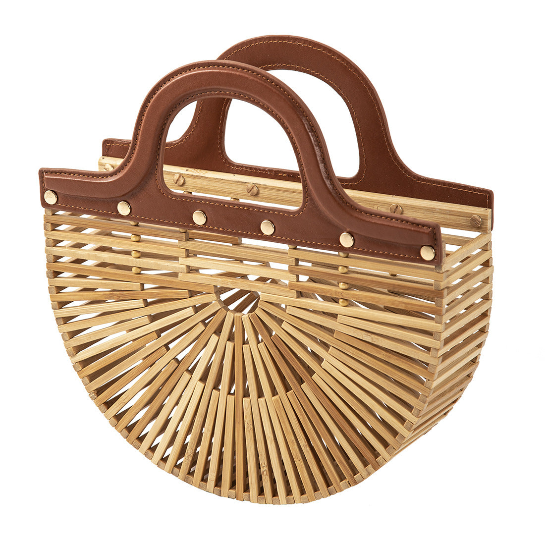Bamboo Woven Beach Tote