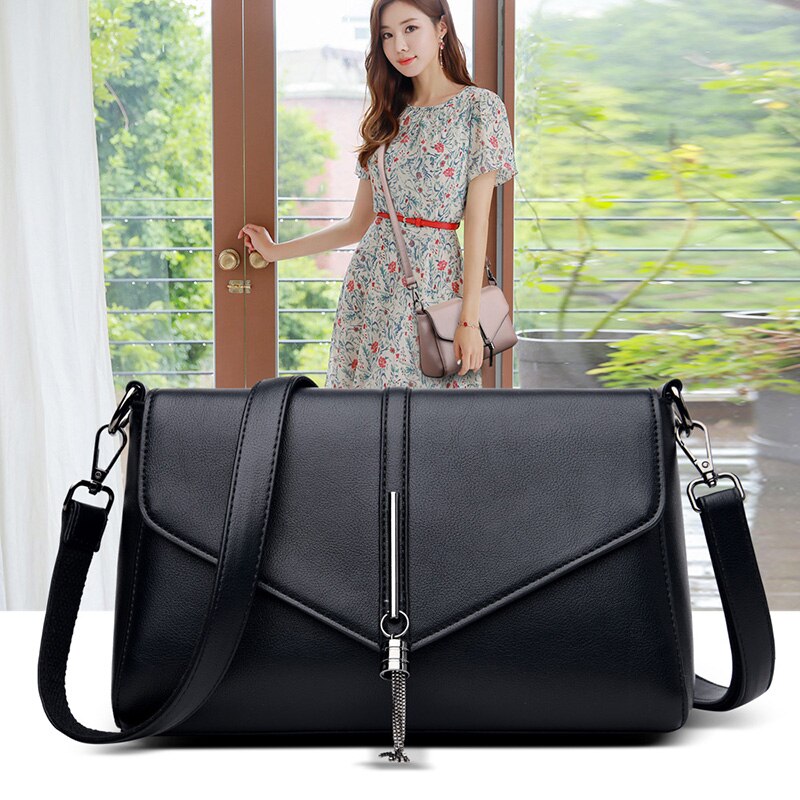Multi-Color Leather Crossbody