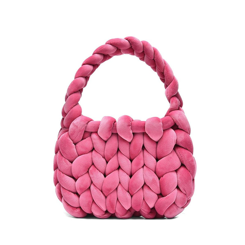 Crystal Velvet Woven Mailman Bag
