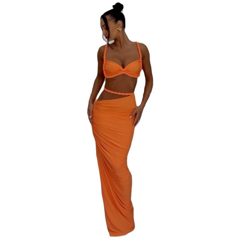 The Orange Sunset Dress