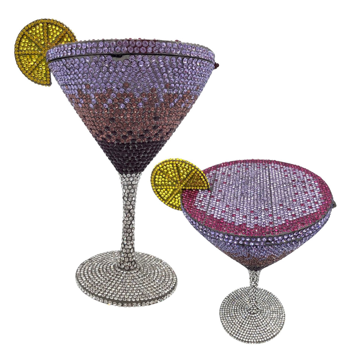 Diamond Studded Cocktail Cup Clutch