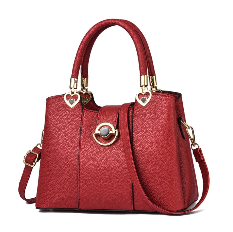 Classic Leather Shoulder Bag