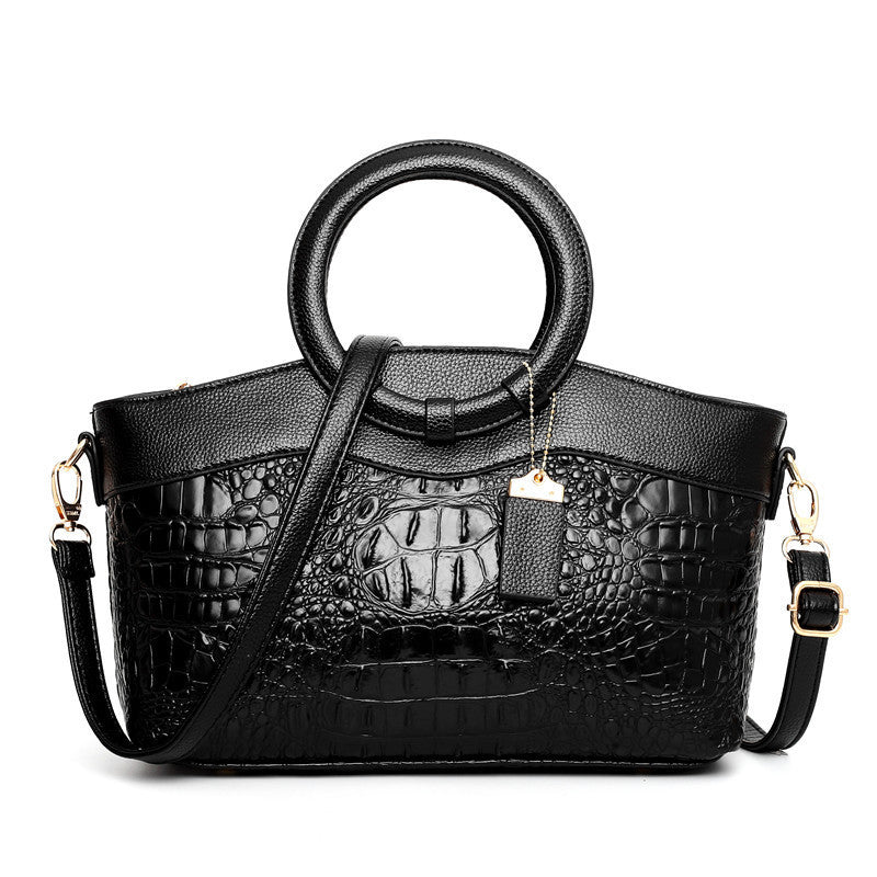 Ring Handle Crossbody Shoulder Bag