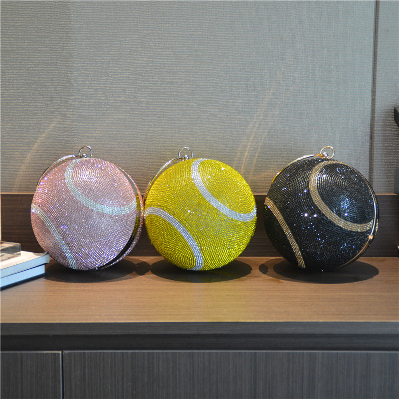 Rhinestone Ball Evening Bag