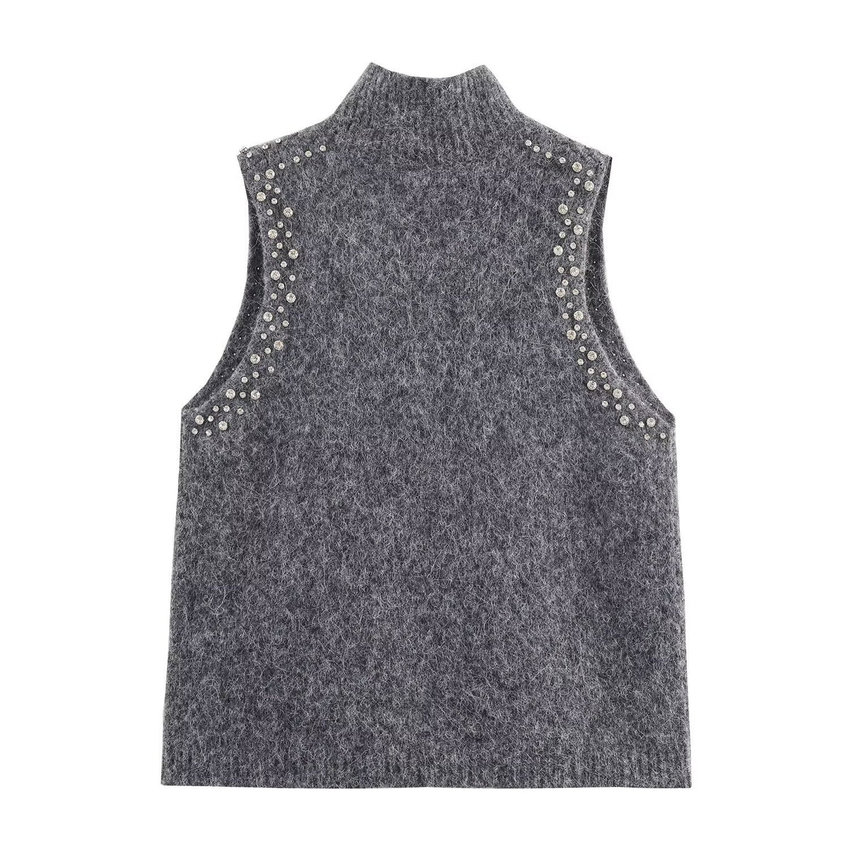 Rhinestone Jewel Sleeveless Top