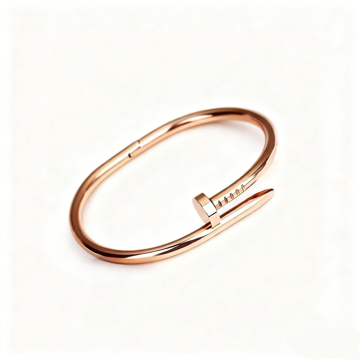 Rhinestone 18K Rose Gold Couple Bracelet