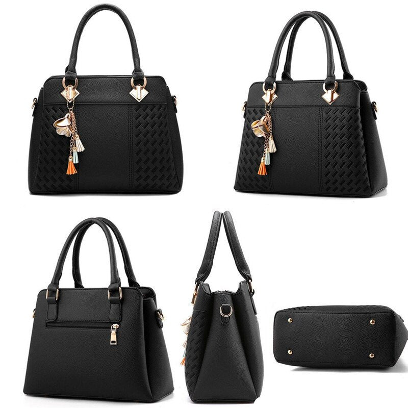 Classic Leather Shoulder Bag