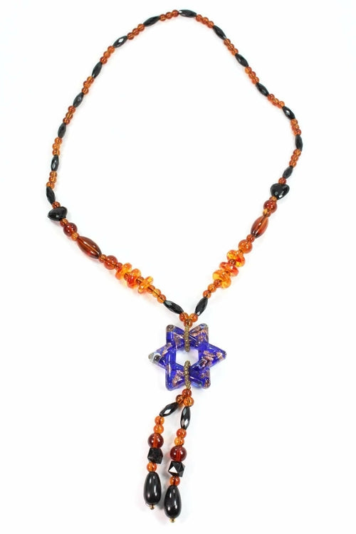 Star Drop Shimmer Necklace