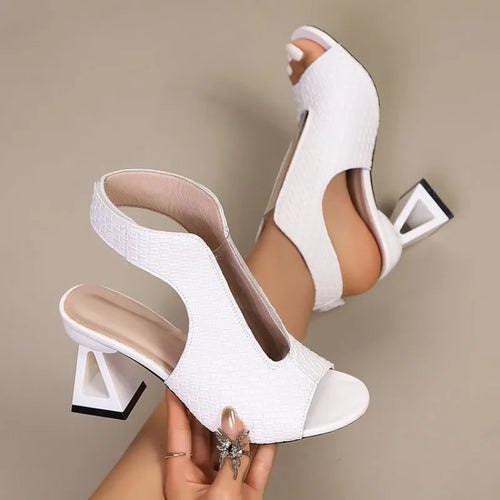 Fish Mouth Open Toe High Heel Sandals