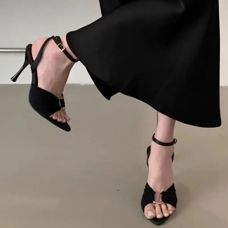 Pointed Toe Stiletto Sandals