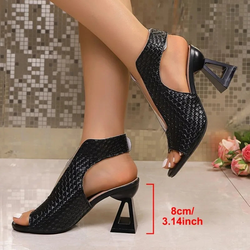 Fish Mouth Open Toe High Heel Sandals