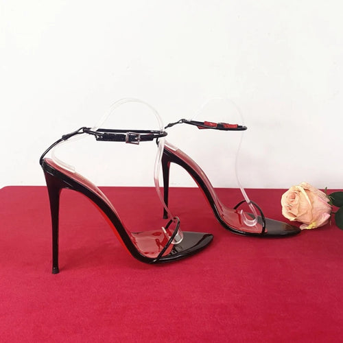 Ultra-Fine Strap Stiletto Heels