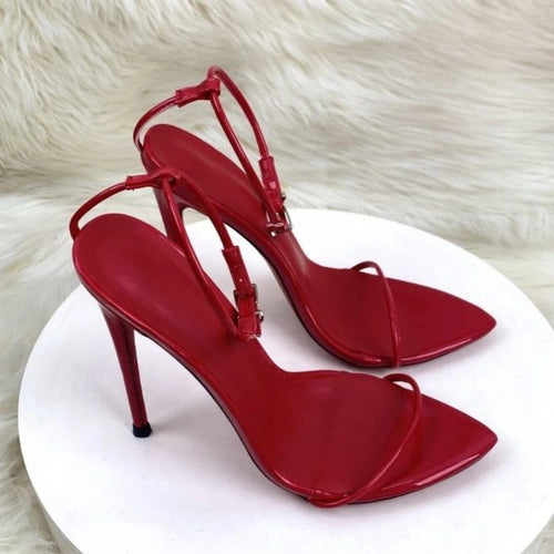 Ultra-Fine Strap Stiletto Heels