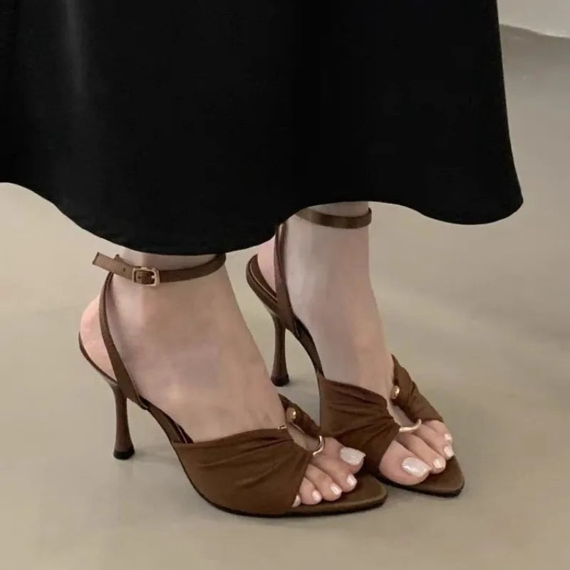 Pointed Toe Stiletto Sandals