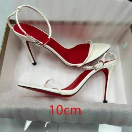 Ultra-Fine Strap Stiletto Heels