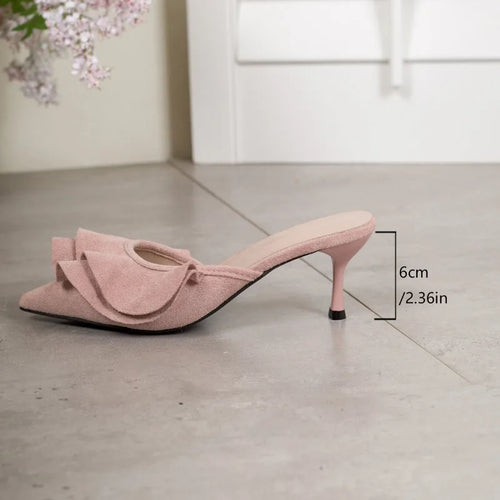Pointed Toe Mule Heels