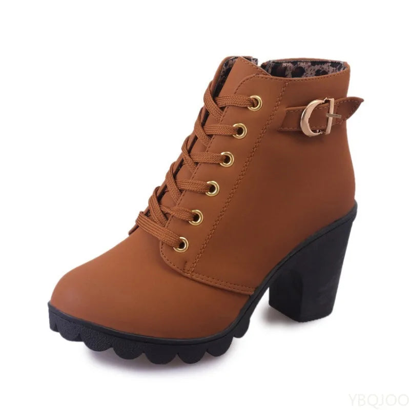 Lace-Up Versatile Women's Boots