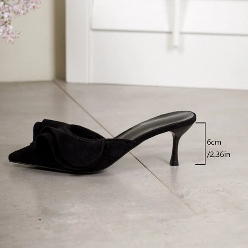 Pointed Toe Mule Heels