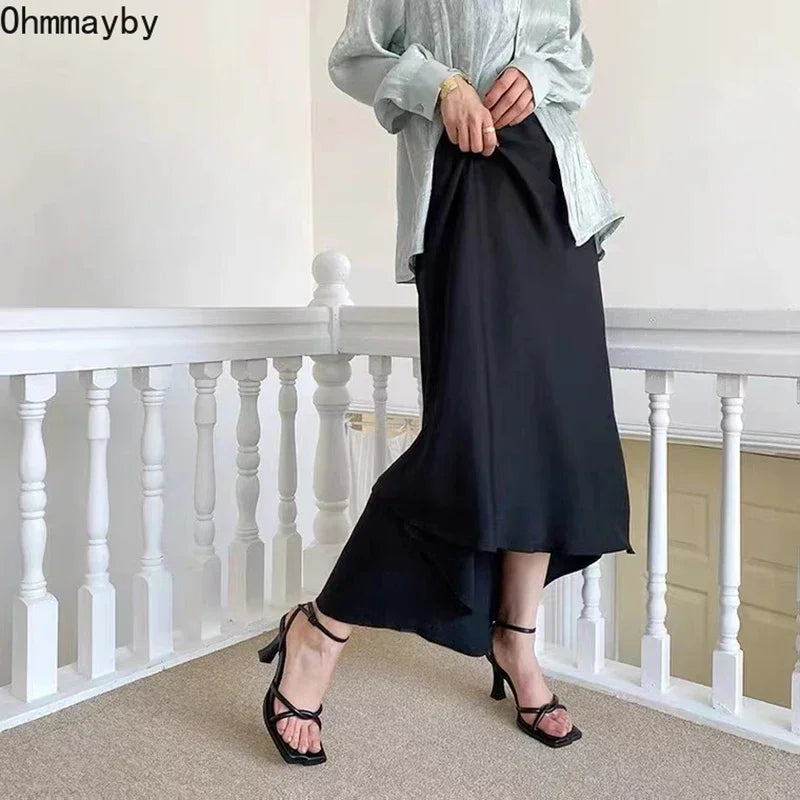 Narrow Band Ankle Strap Thick Heel Sandals