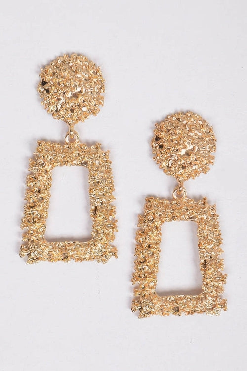 Hammered Day To Day Earrings