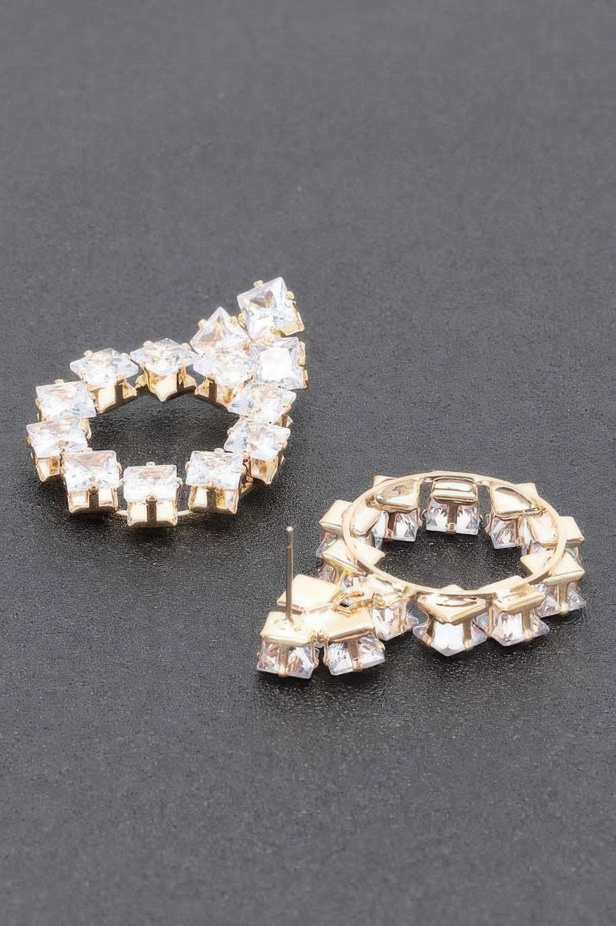 Rhinestone Party Earring