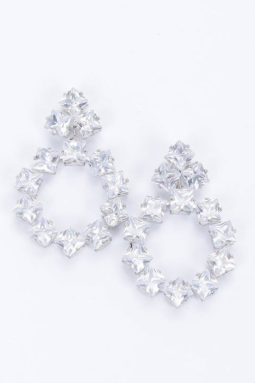 Rhinestone Party Earring