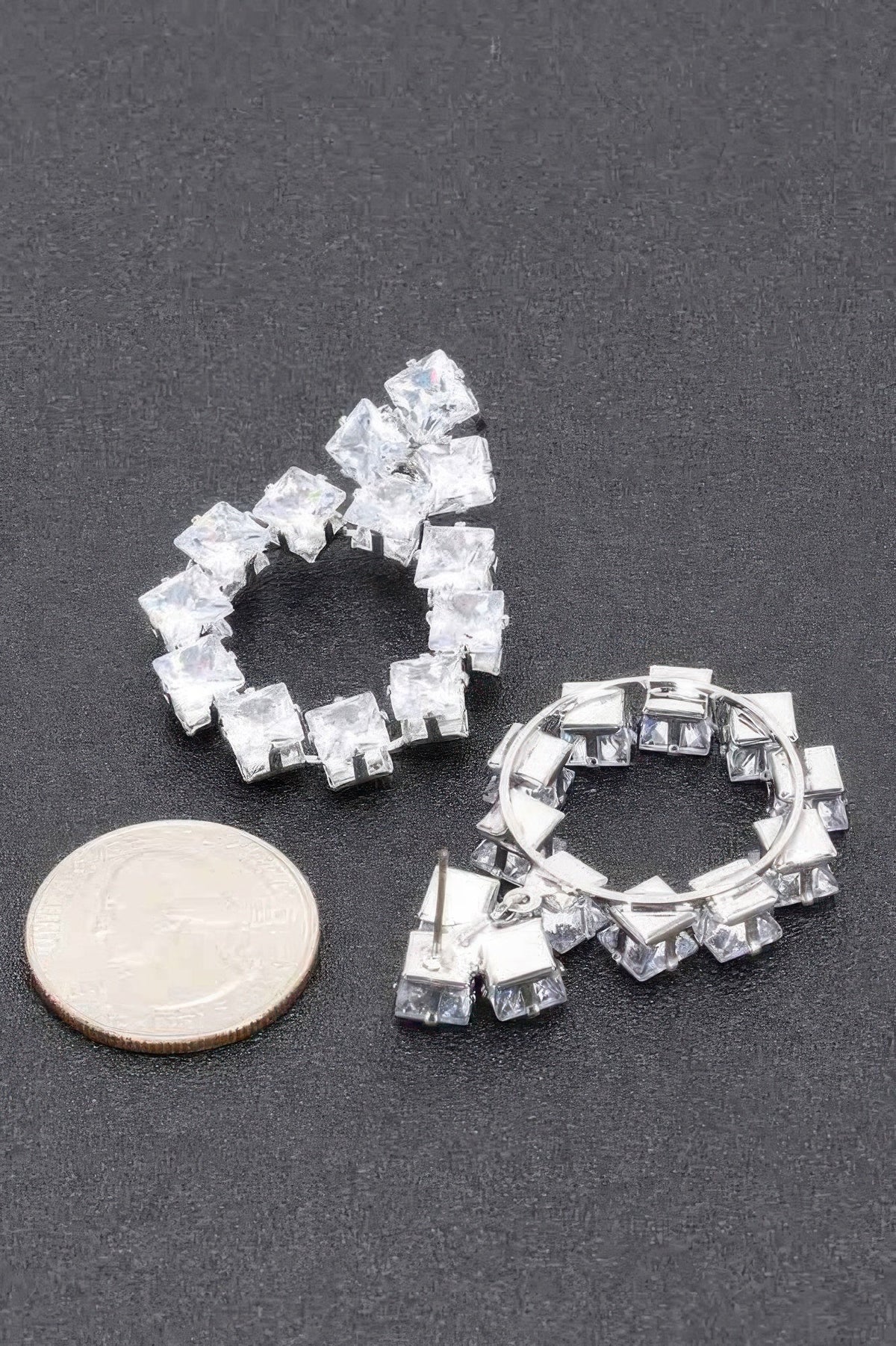 Rhinestone Party Earring