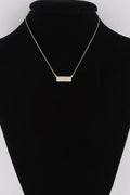 Bar Shape Pendant Necklace