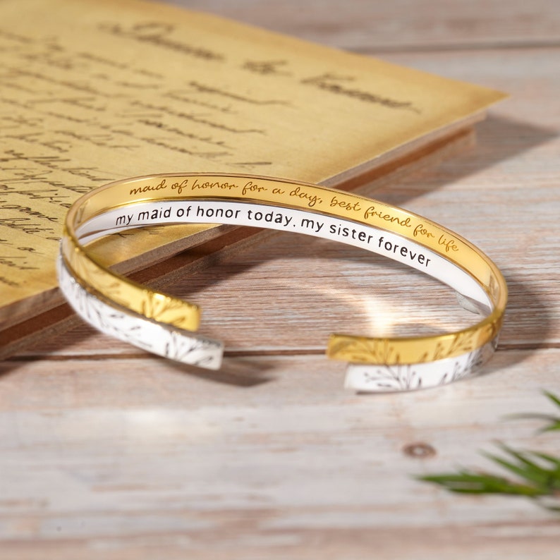 Bridesmaid Proposal Gift Bracelet
