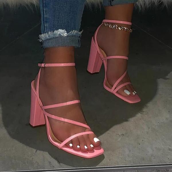Open Toe High Heel Sandals
